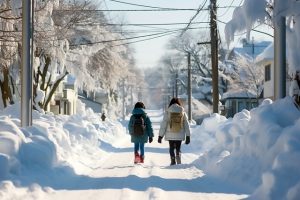 12月～2月頃の寒くて雪の降る季節