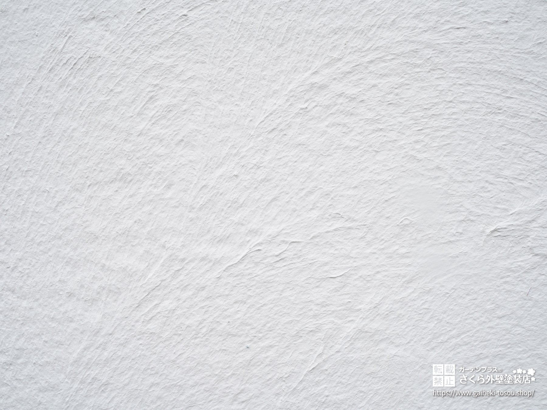 左官(コテ)仕上げのモルタル外壁