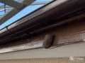 破風板塗装：雨樋に合わせてブラウンカラーに統一。 [塗装2回目]