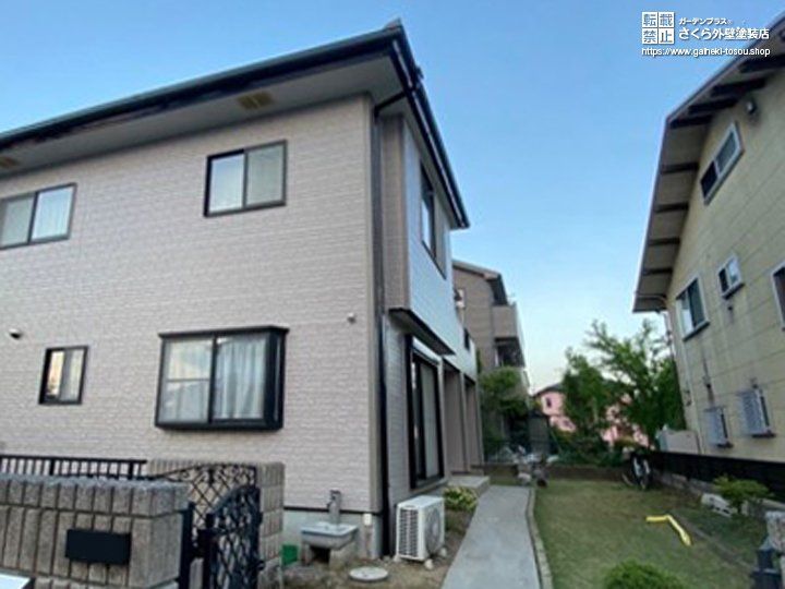 ベージュの外壁塗装 屋根リフォーム塗装工事例 さくら外壁塗装店 外壁塗装リフォーム工事専門店 ベージュの外壁塗装 屋根リフォーム塗装工事例 さくら外壁塗装店 外壁塗装リフォーム工事専門店