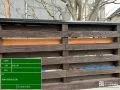 木製フェンス腐食部交換