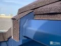 屋根カバー工法③ 屋根材に「T・ルーフヴェルウッド」使用。 ガルバリウム鋼板と天然石の組み合わせにより、 耐久性を高めています。 さらに、非常に軽量なため建物への負担を軽減します。[屋根カバー工法後]