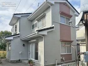 見る角度によって色合いが変わるクリスタルアートUVを使用した外壁塗装