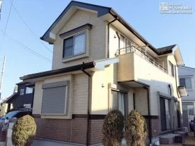 クリヤー塗料を使ってツヤにある質感に美しく仕上げた外壁塗装