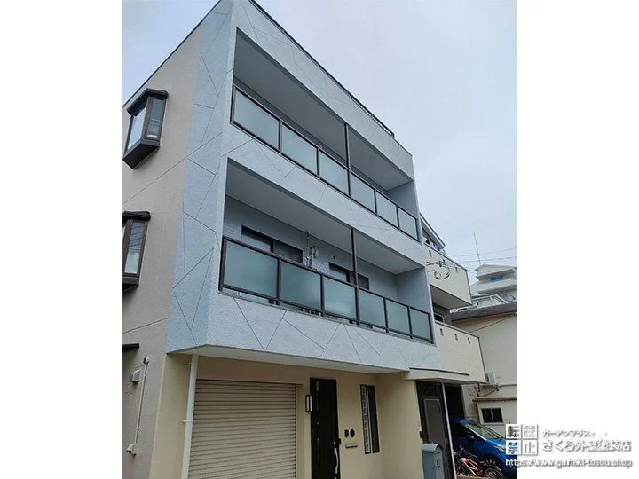 No.422 クリアー塗料で元の外壁色を生かしつつ新たに生まれ変わった外壁塗装工事[塗装後]