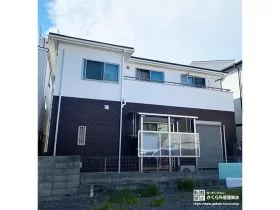 No.435 ツートンカラーでアクセントをプラスした外壁塗装工事