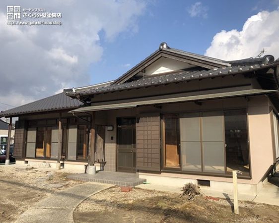 風格ある和風建築の外壁塗装 さくら外壁塗装店