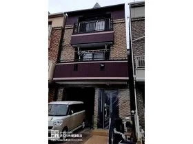 濃紫×ベージュタイルで魅せる、上品でおしゃれな外壁・屋根塗装工事