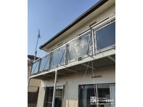 錆が発生していたベランダも綺麗に生まれ変わった外壁塗装・付帯部塗装工事