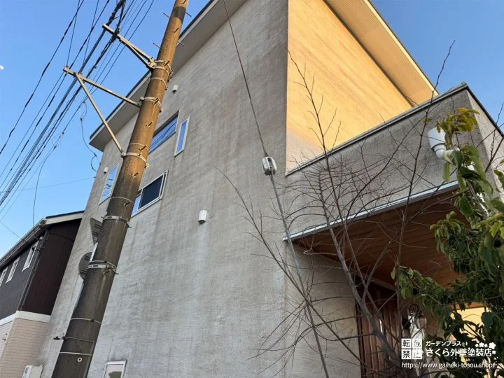 No.528 ジョリパットのお住まいの耐久性＆美観性をアップさせた外壁塗装工事[塗装前]