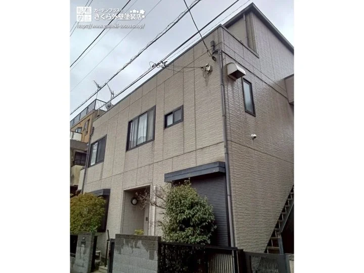 No.549 美観性も耐候性もアップした外壁塗装・屋根塗装工事[塗装前]
