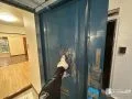ドア塗装 鉄性のドアの塗装も行いました[ドア ケレン]