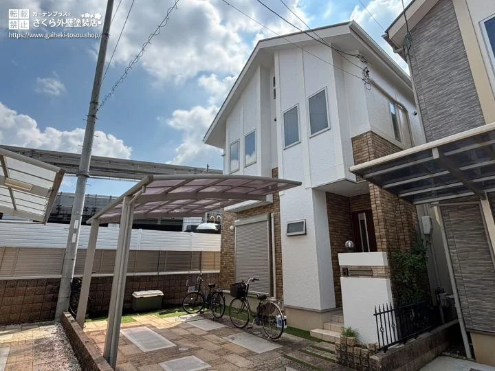 No.560 外壁デザインごとに塗料を塗り分けた外壁塗装・屋根塗装工事