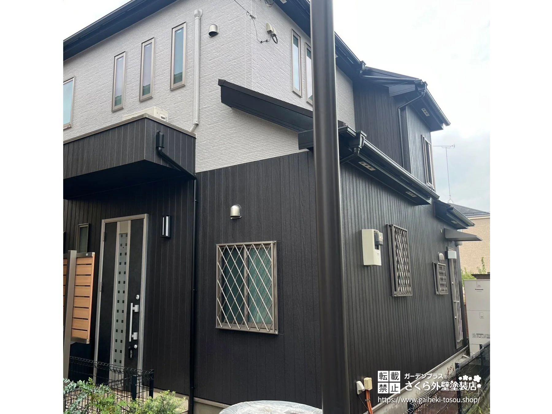 No.566 上品なツートンカラーで仕上げた外壁塗装・屋根塗装工事[塗装後]