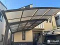 色あせが目立っていたカーポートのポリカパネル