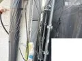 外壁塗装の様子 新築のような明るさと高級感を取り戻した外壁塗装工事[外壁 下塗り]