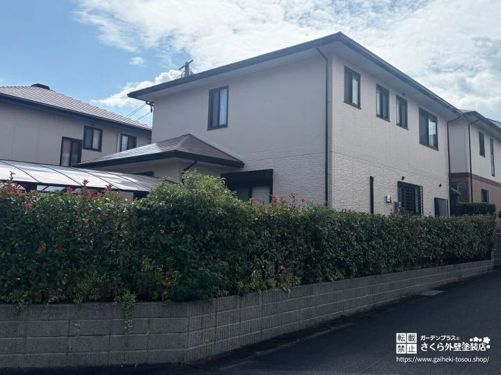 No.570 築20年超の外壁を明るく一新！屋根の遮熱対策も叶える外壁塗装・屋根塗装工事[塗装後]
