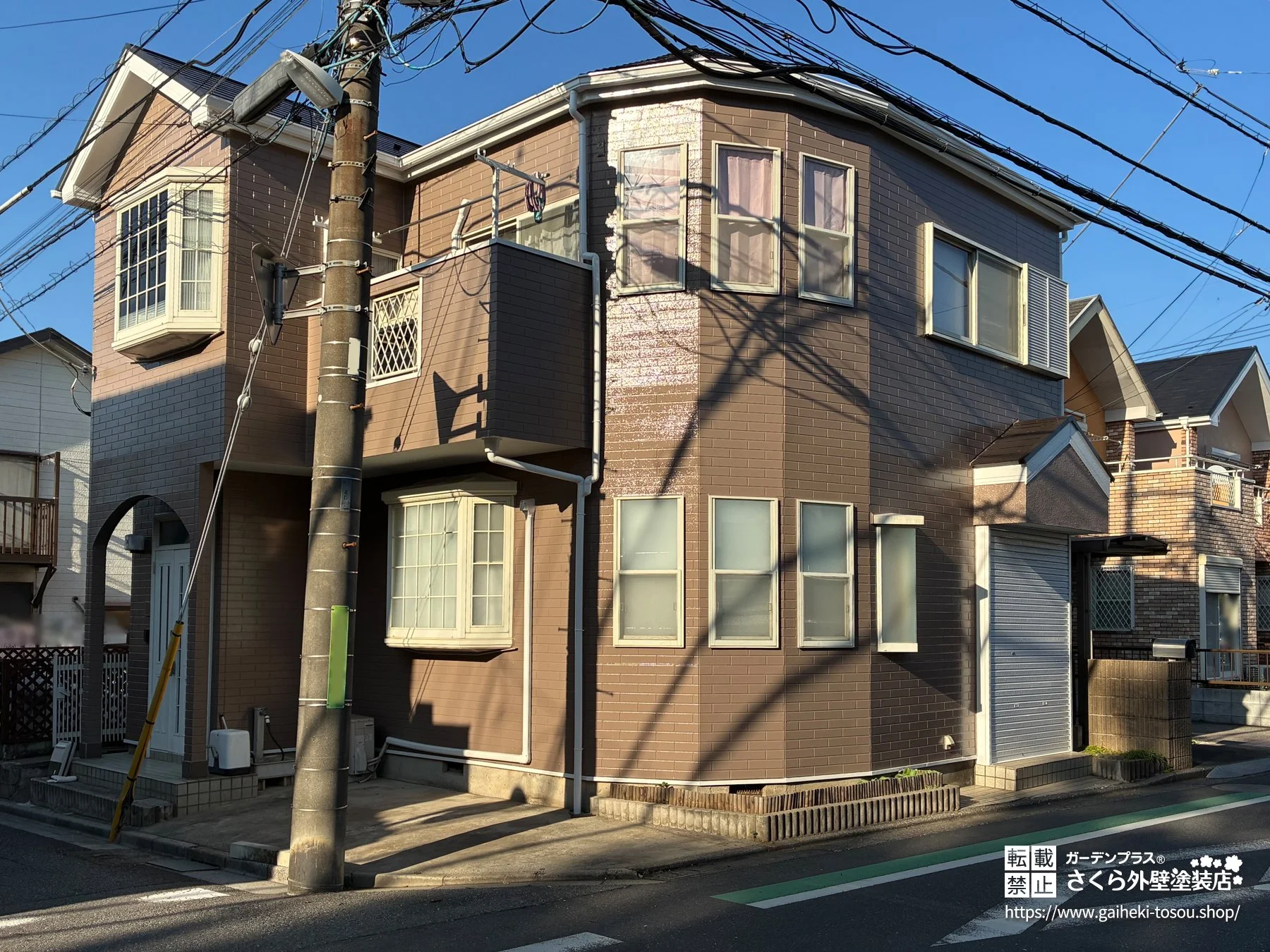 No.577 築20年超の住まいを美しく再生！ブラウンで上品に仕上げた外壁塗装・屋根塗装工事[塗装後]