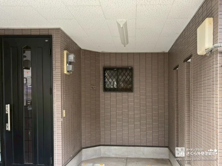 No.582 優しいブラウンで美しく整えた外壁塗装・屋根塗装工事[塗装前]