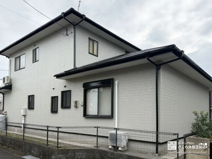 No.587 同系色の塗り替えでここまで変わる！清潔感と上品さを高めた外壁塗装・屋根塗装工事[塗装後]