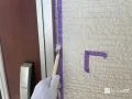 サッシ廻り・養生、プライマー塗布