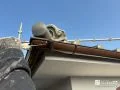 軒樋・上塗り