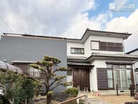 和風の佇まいを活かしたオフホワイト×グレーの和モダン外壁塗装工事