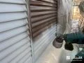 シャッターBOX塗装 経年により色あせたシャッターBOXを塗装しました。[中塗り]