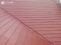 屋根塗装・続き 高耐候塗料で塗装し、鮮やかな赤色に美しく生まれ変わりました。[屋根・塗装後]