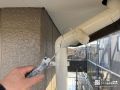 雨樋塗装 清潔感のあるホワイトに生まれ変わりました。[雨樋・上塗り]