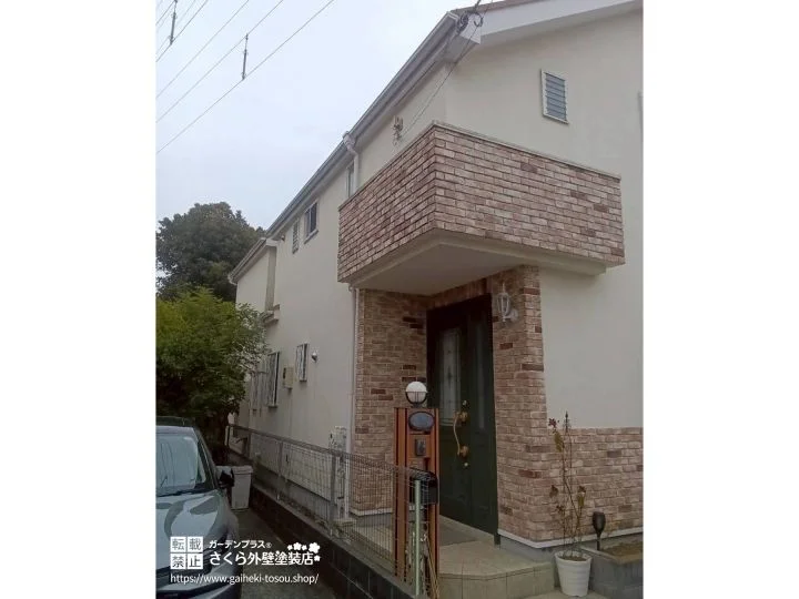 No.613 無機塗料で耐候性抜群！既存のデザインを活かした外壁塗装・屋根塗装工事[塗装前]