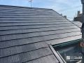 屋根塗装 色あせていた屋根を塗装。カラーを一新して美しく仕上げました。[屋根・中塗り]
