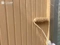 外壁塗装 ツートンカラーを一新しました。[外壁・上塗り]