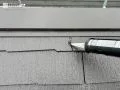 屋根塗装 高圧洗浄により汚れをしっかり落とし、丁寧に塗装しました。[屋根・下地処理]