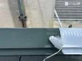 棟板金塗装 棟板金もしっかりメンテナンスしました。[棟板金・下塗り]