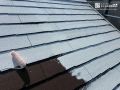 屋根塗装 色あせた屋根を塗装し美観を回復しました。[屋根・下塗り]