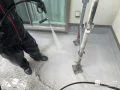 バルコニー床塗装 バルコニー床までしっかり塗装し住まい全体を美しく整えました。[バルコニー床・高圧洗浄]