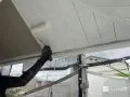 軒天上塗装 軒天上も丁寧に塗装しました。[軒天上・下塗り]