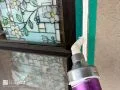 サッシ廻りシーリング打ち増し サッシ廻りのシーリングを打ち増しました。[サッシ廻り・シール打設]
