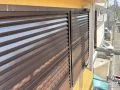 付帯物の塗装 鉄部も錆止め後、しっかり塗装しました。[雨戸塗装]