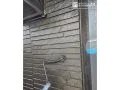 外壁塗装 深みのあるブラウンで、高級感と上品さが際立つ仕上がりとなりました。[外壁・上塗り]