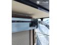 シャッターBOX塗装 シャッターBOX塗装もブラックで塗装し、建物全体の印象が整いました。[シャッターBOX・上塗り]