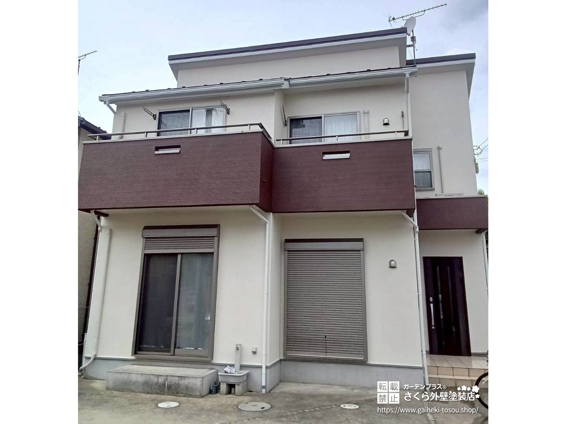 No.643 高耐候性塗料でお住まいを強くした外壁塗装・屋根塗装工事[塗装後]