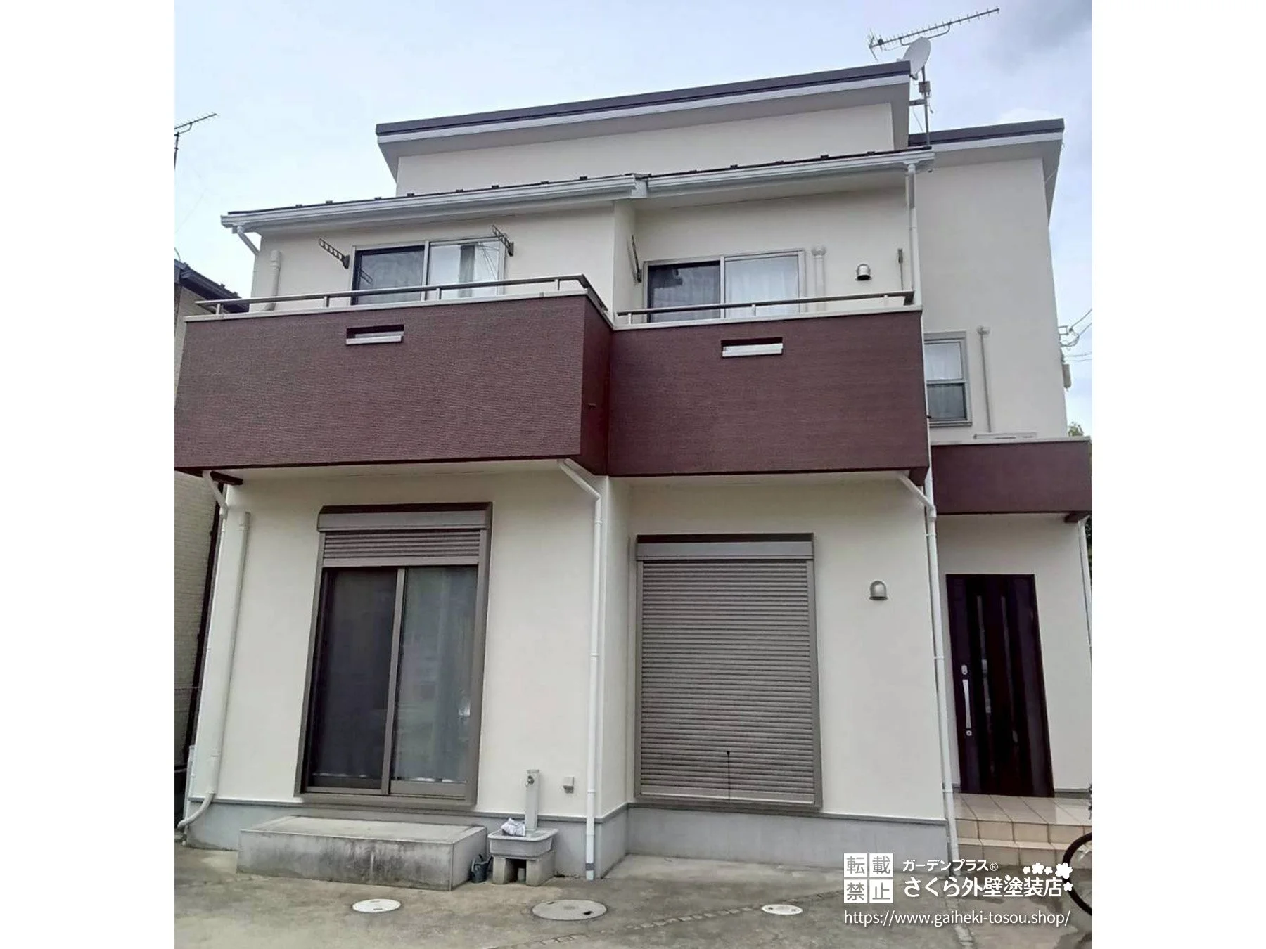 No.643 高耐候性塗料でお住まいを強くした外壁塗装・屋根塗装工事[塗装後]