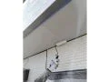 軒天塗装の様子 外壁のみならず軒天の塗装もしっかり行いました[軒天_下塗り]