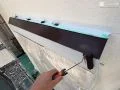 シャッターBOX塗装 シャッターBOXは鉄部のため、錆止めを塗装した後綺麗に塗装しました[シャッターBOX 中塗り]