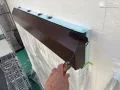 シャッターBOX塗装 シャッターBOXは鉄部のため、錆止めを塗装した後綺麗に塗装しました[シャッターBOX 上塗り]