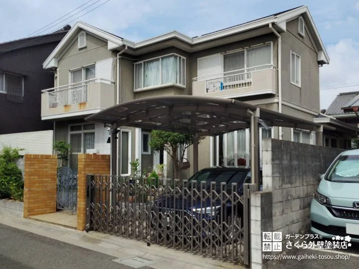 No.659 外壁も屋根も綺麗にメンテナンスを施した外壁塗装・屋根塗装工事[塗装前]