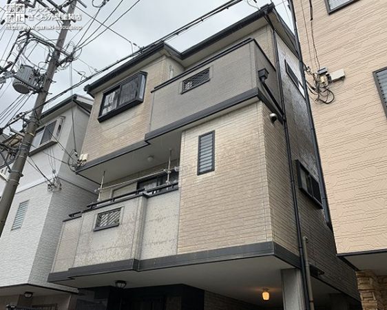 グレーのツートンカラーがスタイリッシュな外壁塗装 さくら外壁塗装店 グレーのツートンカラーがスタイリッシュな外壁塗装 さくら外壁塗装店