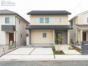 上品なモダンスタイルの外壁デザイン